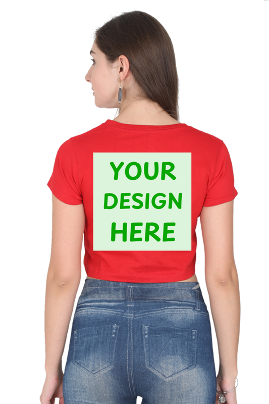 Customizable Women's Crop Top