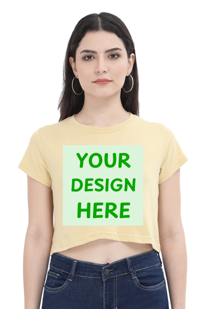 Customizable Women's Crop Top