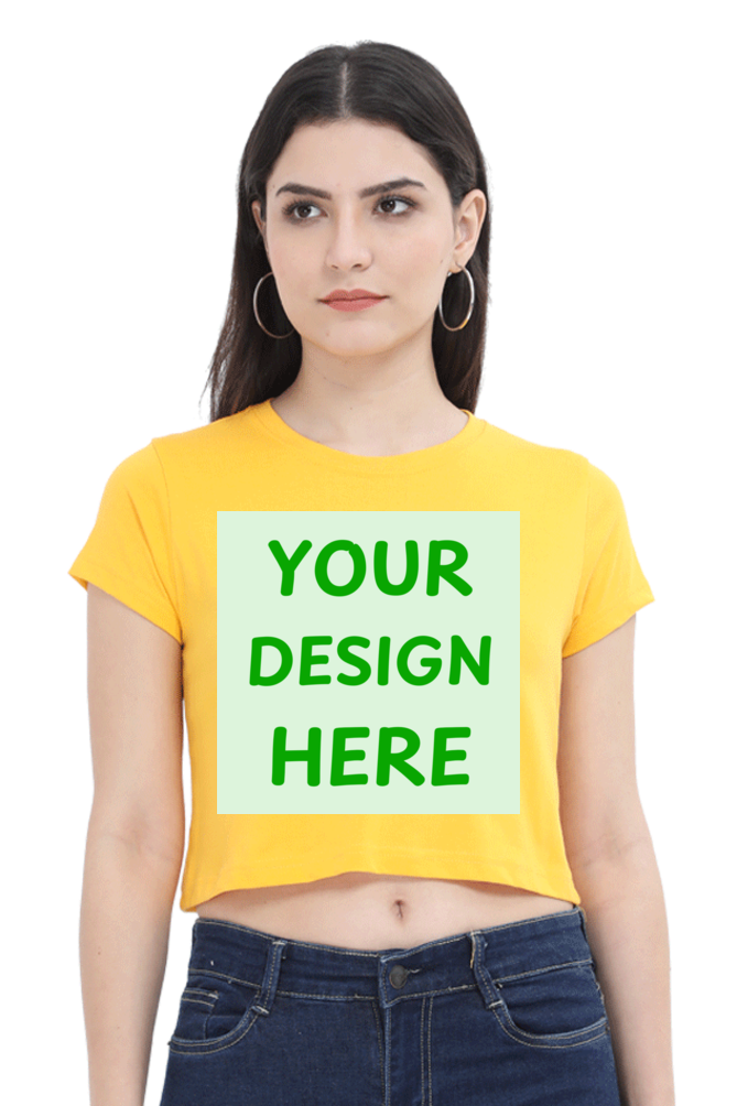 Customizable Women's Crop Top