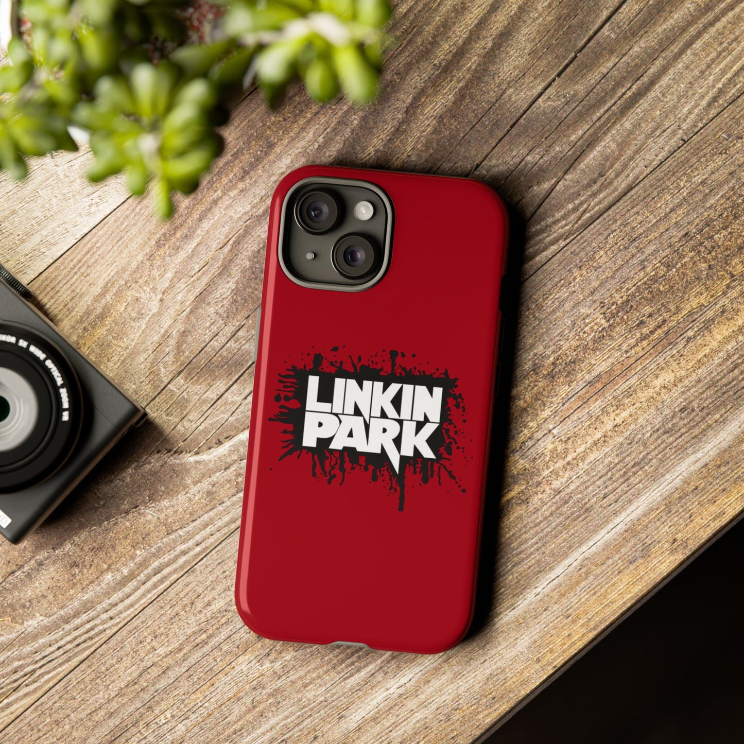 Linkin Park Red - Premium Glass Back Mobile Case