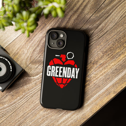 Green Day - Premium Glass Back Mobile Case