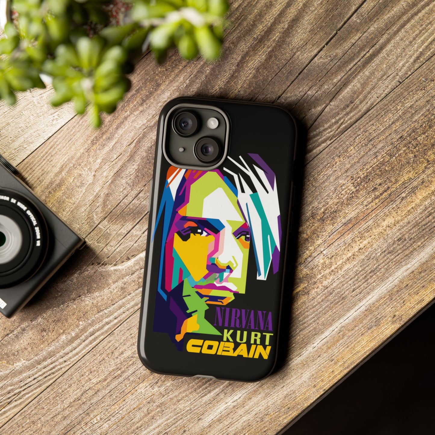 Kurt Cobain Nirvana - Premium Glass Back Mobile Case