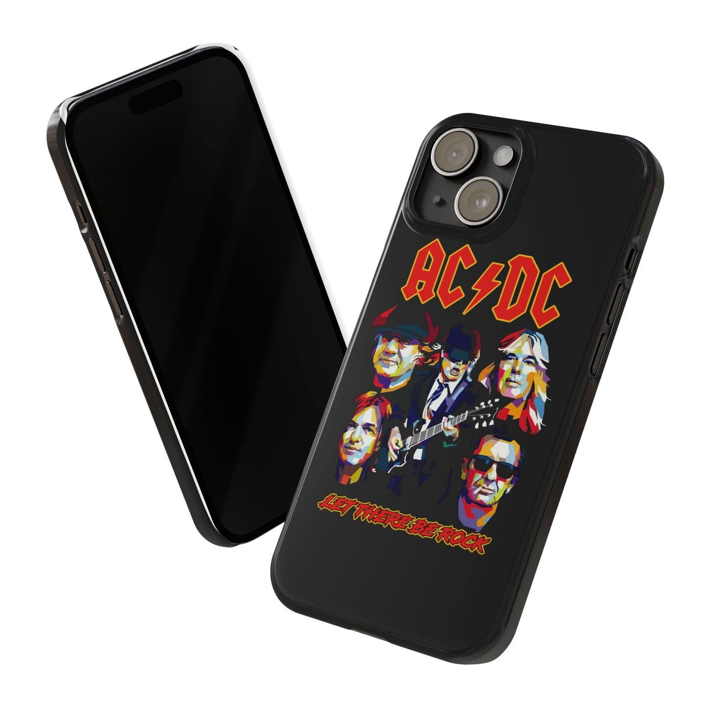 AC DC - Premium Glass Back Mobile Case