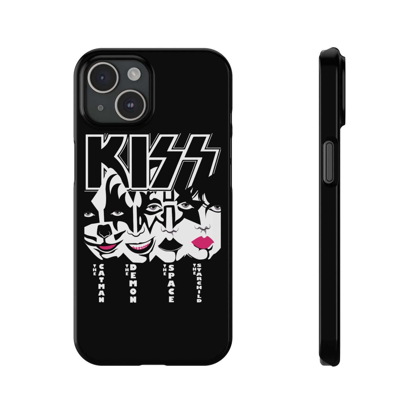 Kiss Metal Band Premium Glass Back Mobile Case