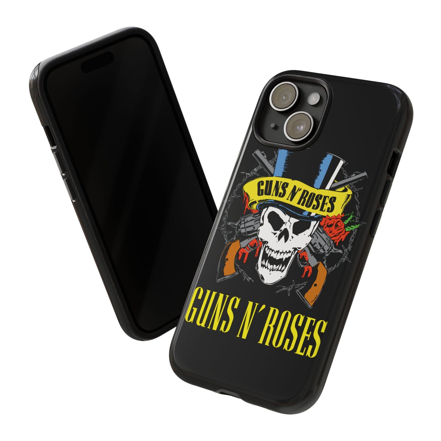 Guns and Roses - Premium Glass Back Mobile Case