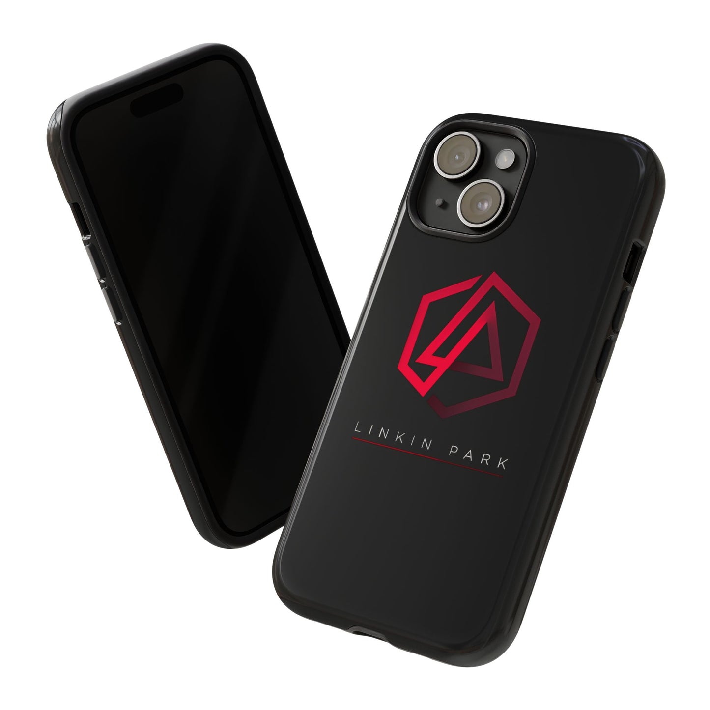 Linkin Park Red Theme - Premium Glass Back Mobile Case