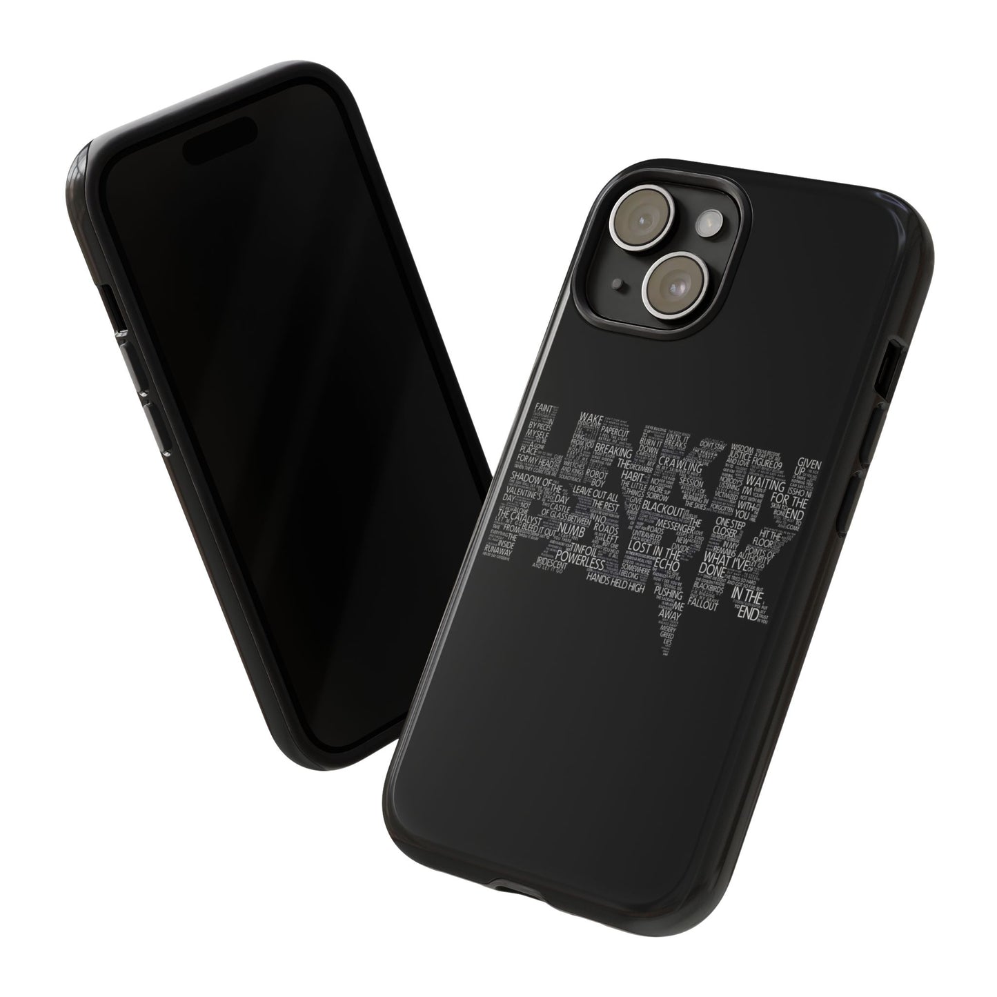 Linkin Park - Premium Glass Back Mobile Case - With LP Song Names