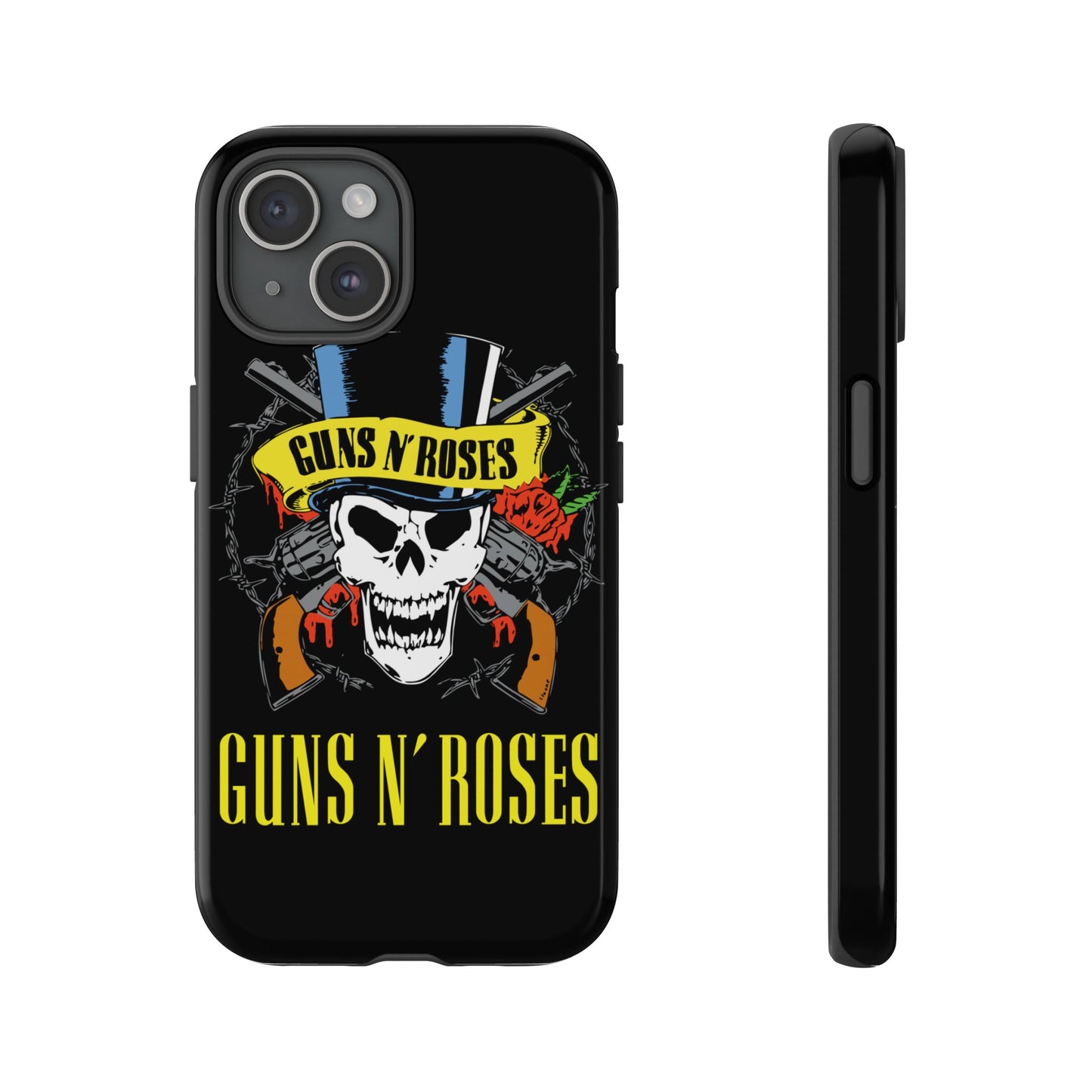 Guns and Roses - Premium Glass Back Mobile Case