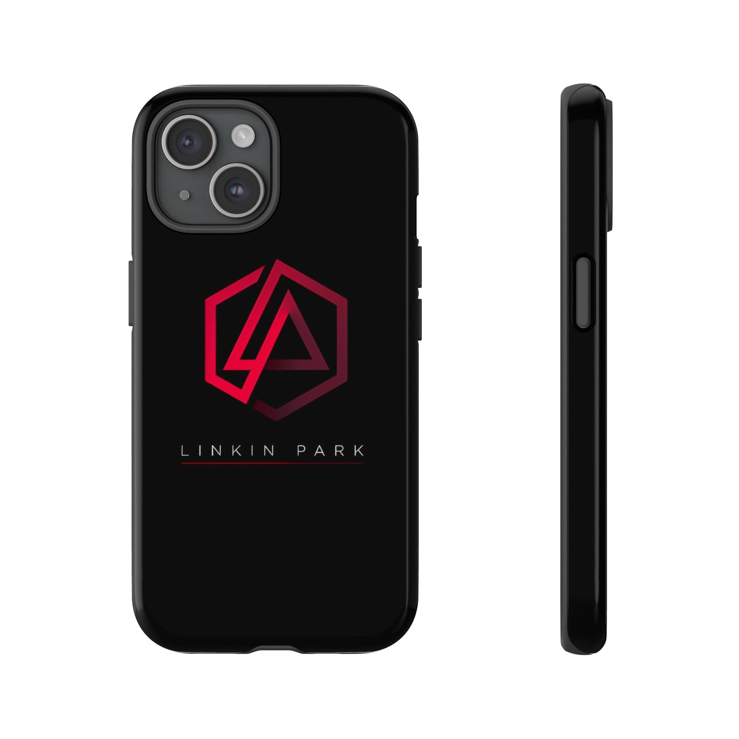 Linkin Park Red Theme - Premium Glass Back Mobile Case