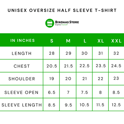 Me hun hi nahi is duniya ki - Unisex Oversized T Shirt - Bindaas Store