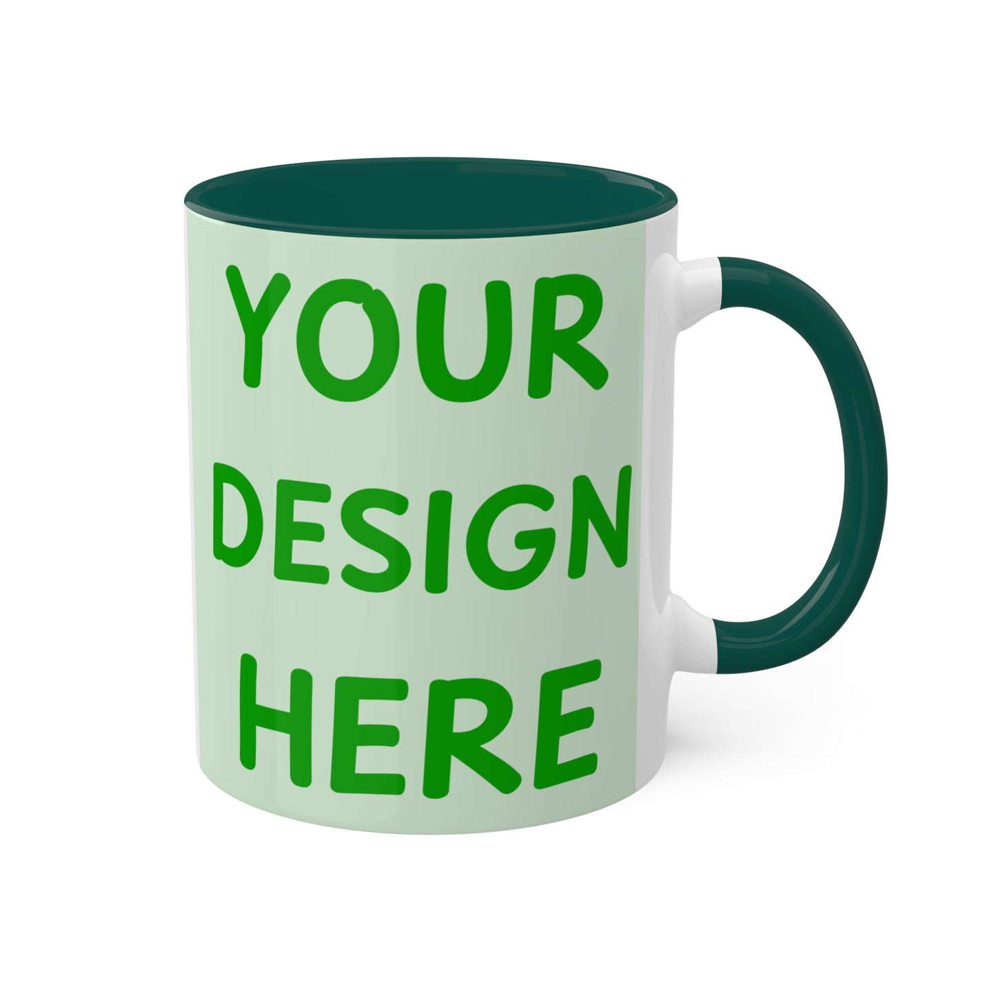 Customizable Colored Coffee Mug