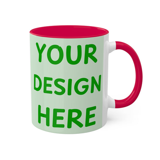 Customizable Colored Coffee Mug