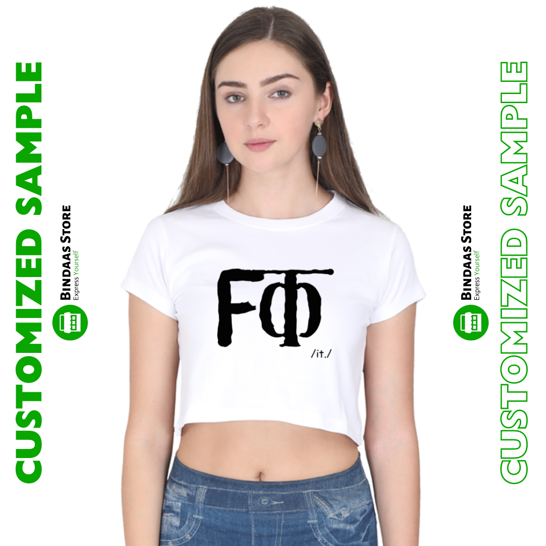 Customizable Women's Crop Top