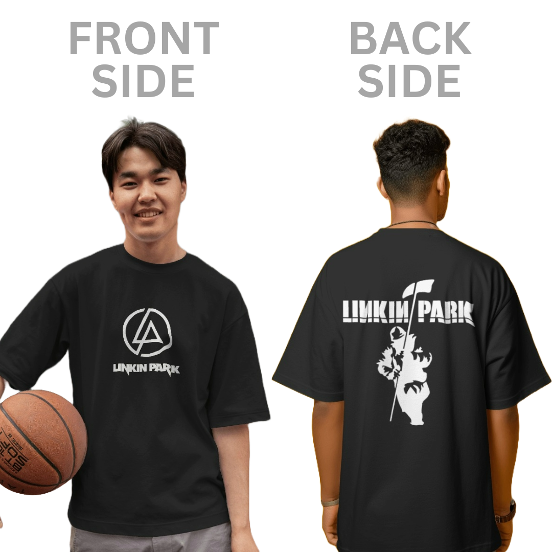 Linkin Park Oversized T Shirt - Front & Back Print