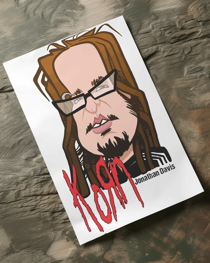 Korn Jonathan Davis Poster - Framed/ Unframed