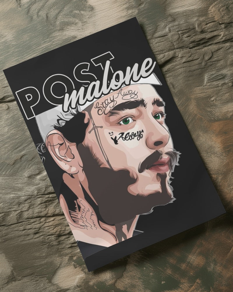 Post Malone Poster - Framed/ Unframed