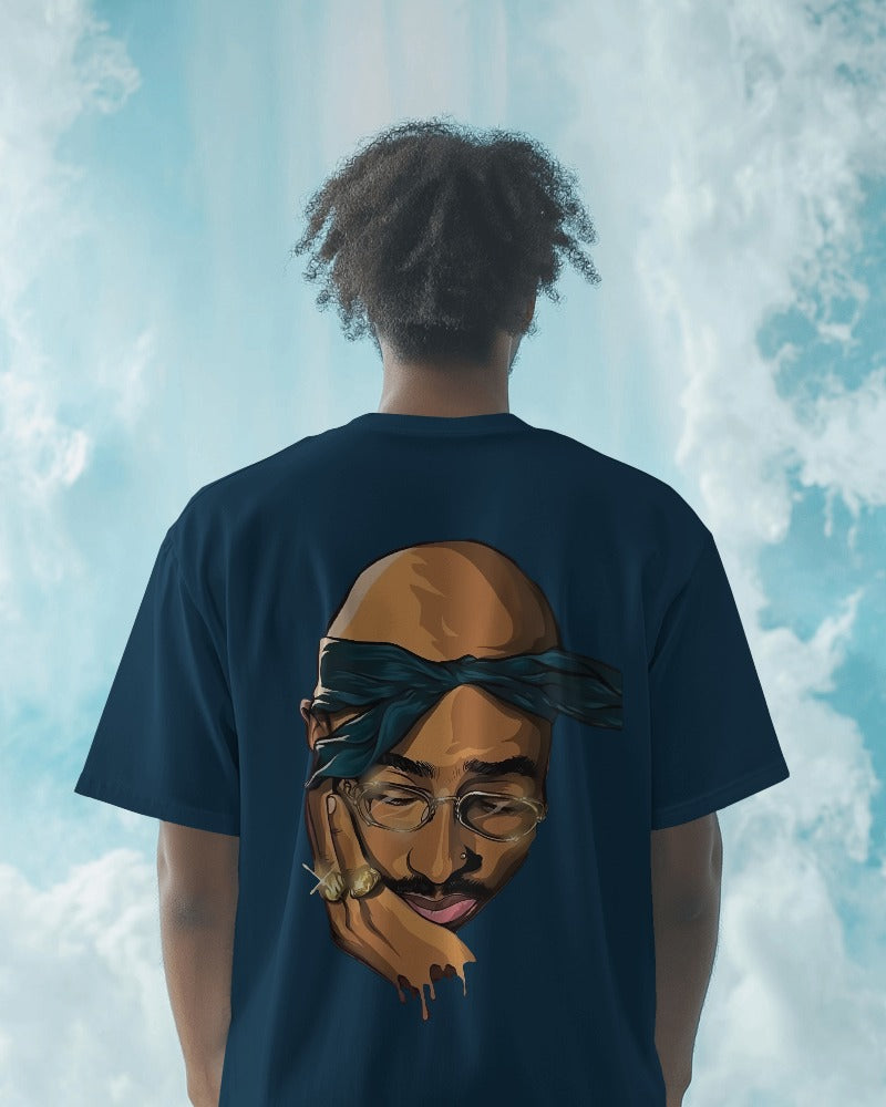 Tupac Shakur Oversized T Shirt - Front & Back Print