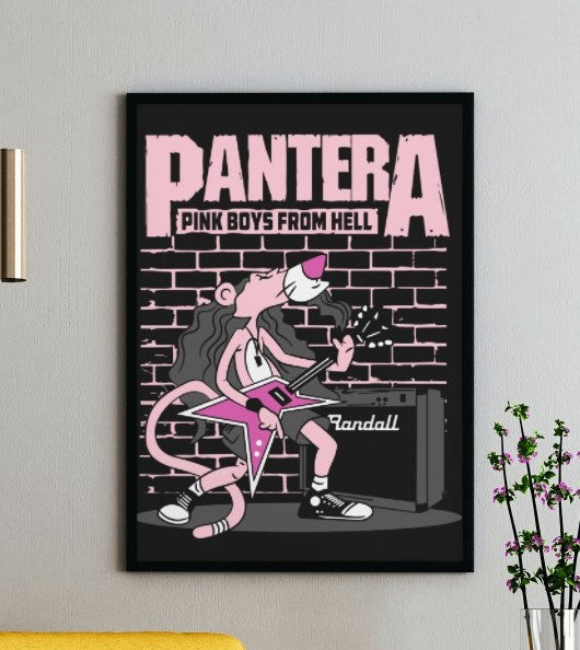 Pantera Band Poster - Framed/ Unframed