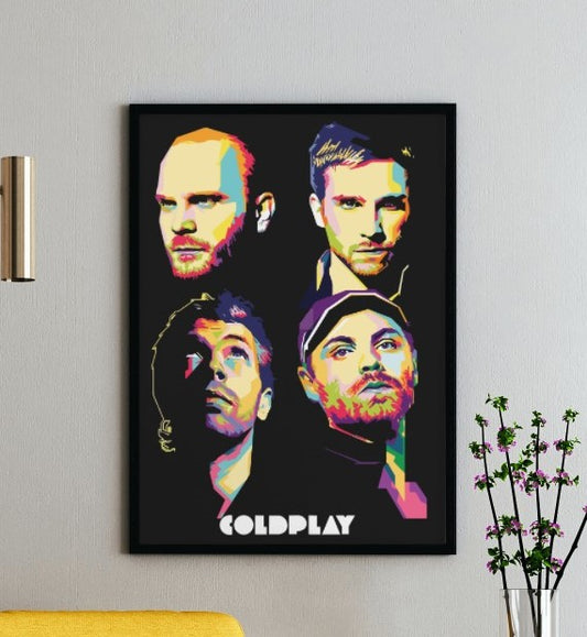 Coldplay Band Poster - Framed/ Unframed