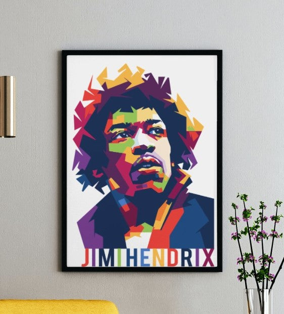 Jimi Hendrix Poster - Framed/ Unframed