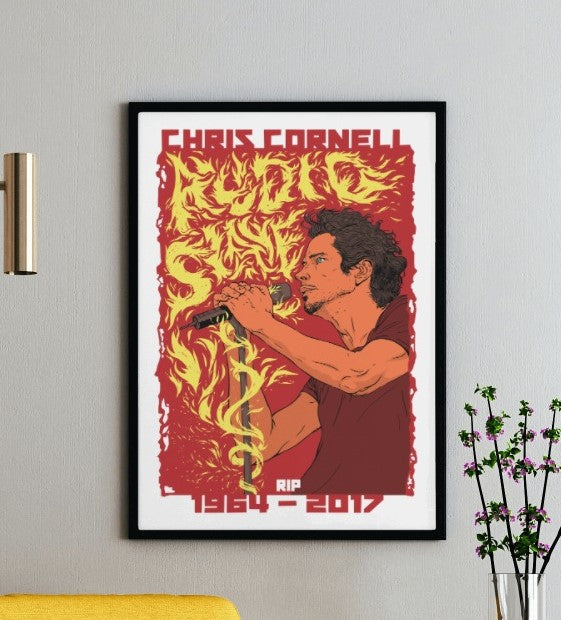 Chris Cornell Poster - Framed/ Unframed