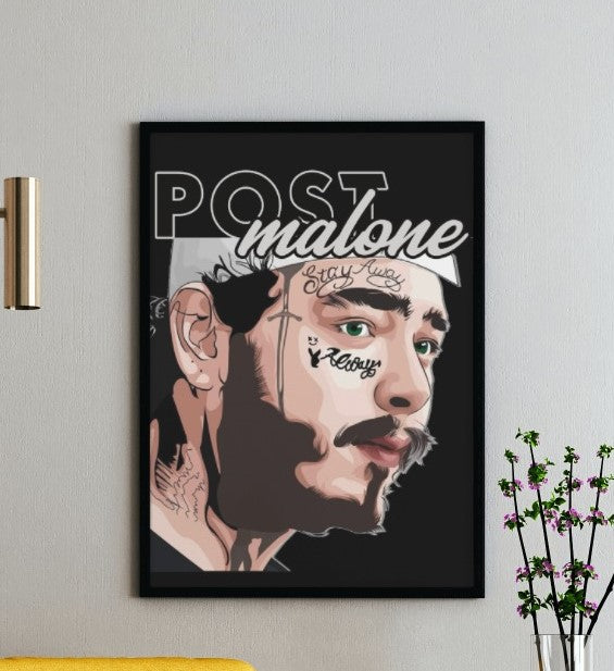 Post Malone Poster - Framed/ Unframed