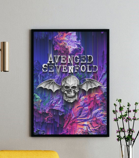 Avenged Sevenfold Poster with Frame option