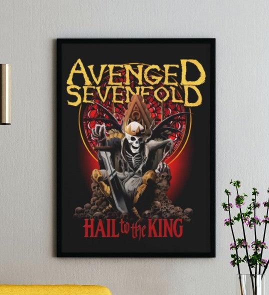 A7x Hail to the King Poster with Frame option