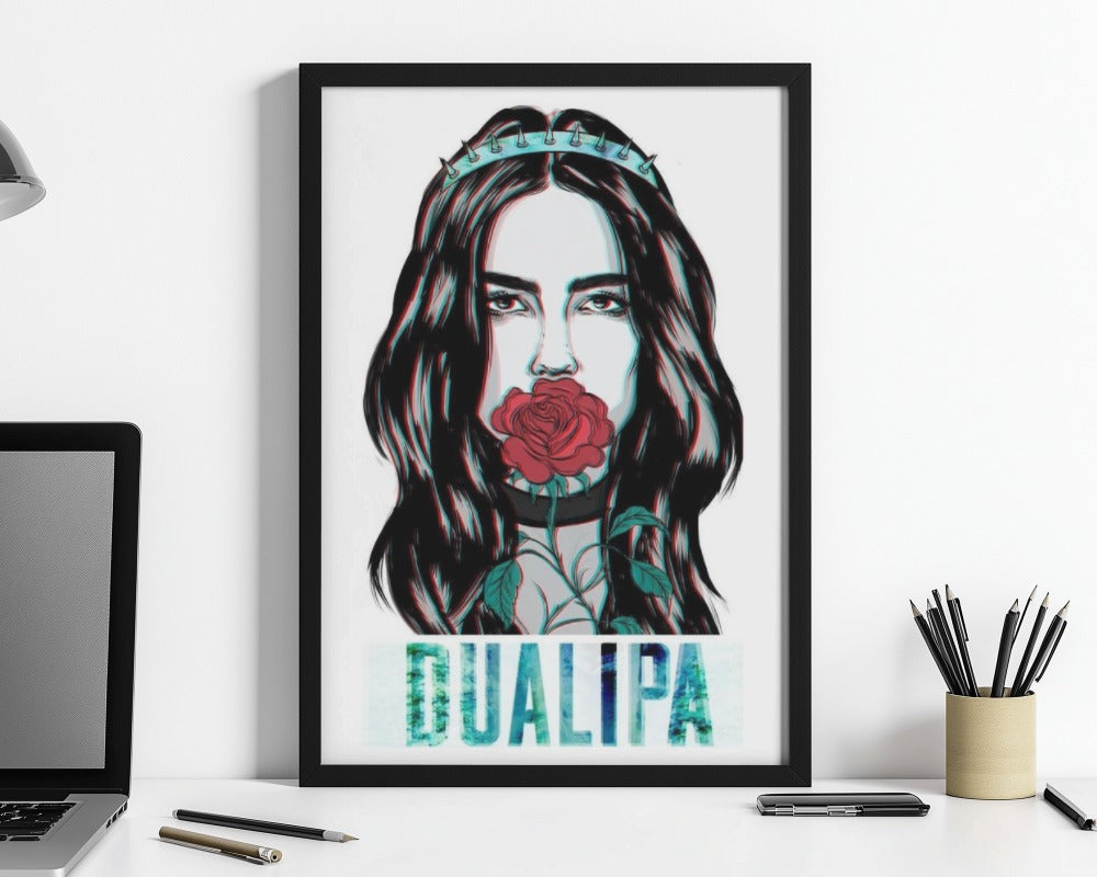 Dua Lipa Poster - Framed/ Unframed