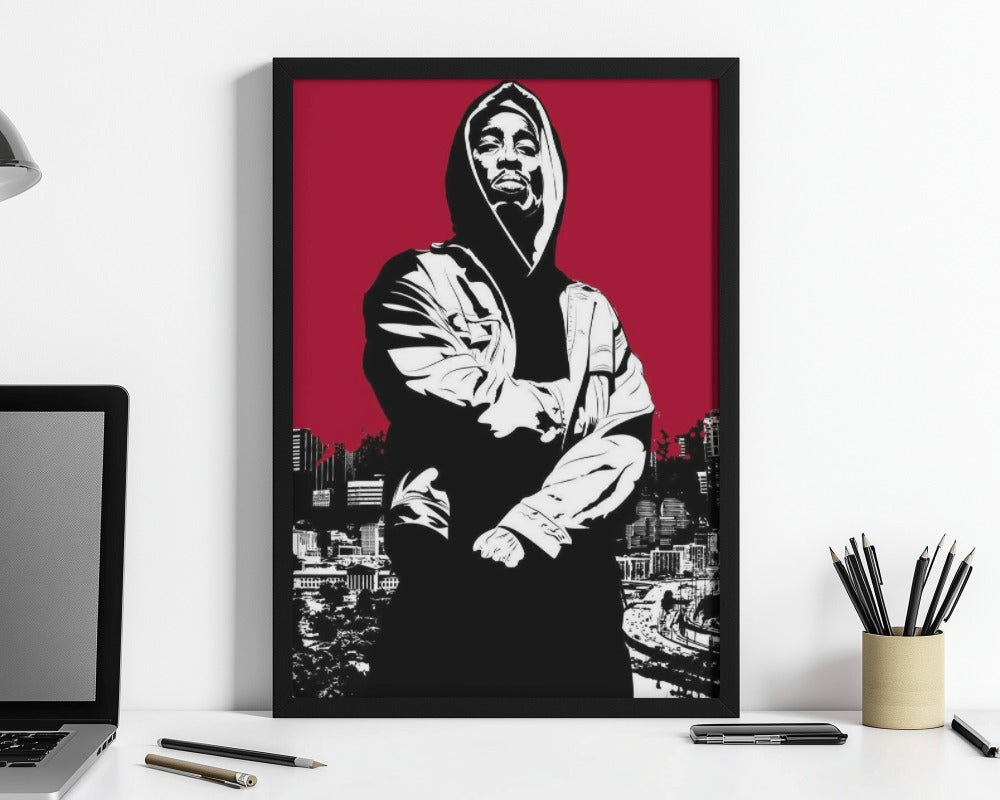 Tupac Poster - Framed/ Unframed