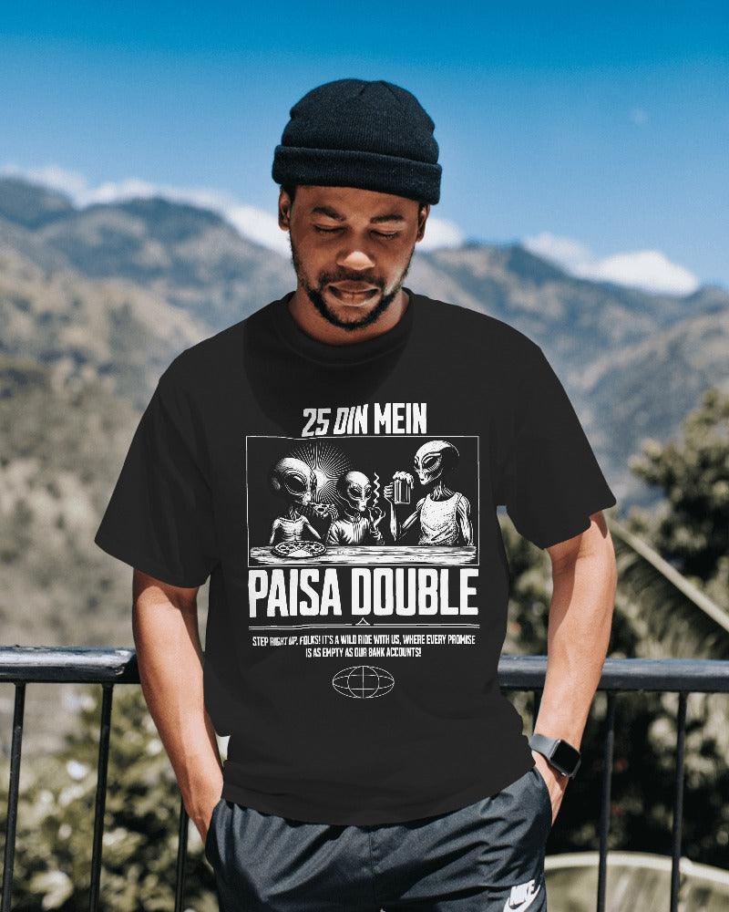 Paisa Double - Unisex Oversized T Shirt - Bindaas Store