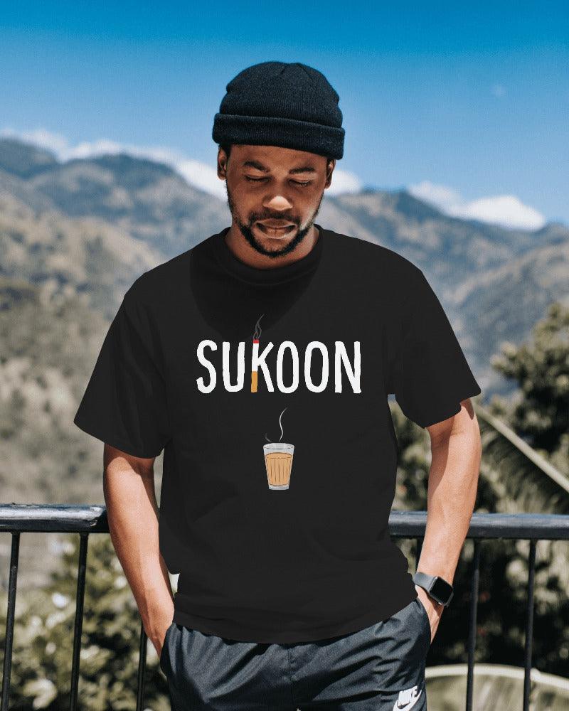 Chai Sutta Sukoon - Unisex Oversized T Shirt - Bindaas Store