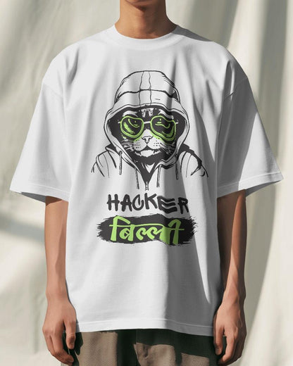 Hacker Billi - Unisex Oversized T Shirt - Bindaas Store