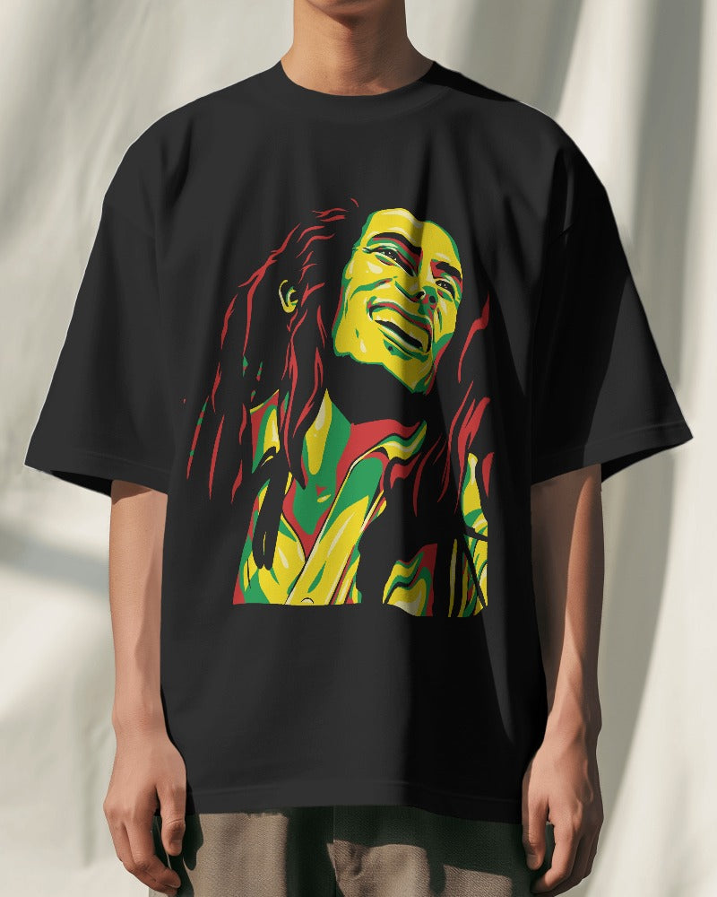 Bob Marley Oversized T Shirt