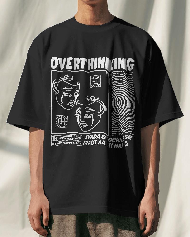 Overthinking - Unisex Oversized T Shirt - Bindaas Store