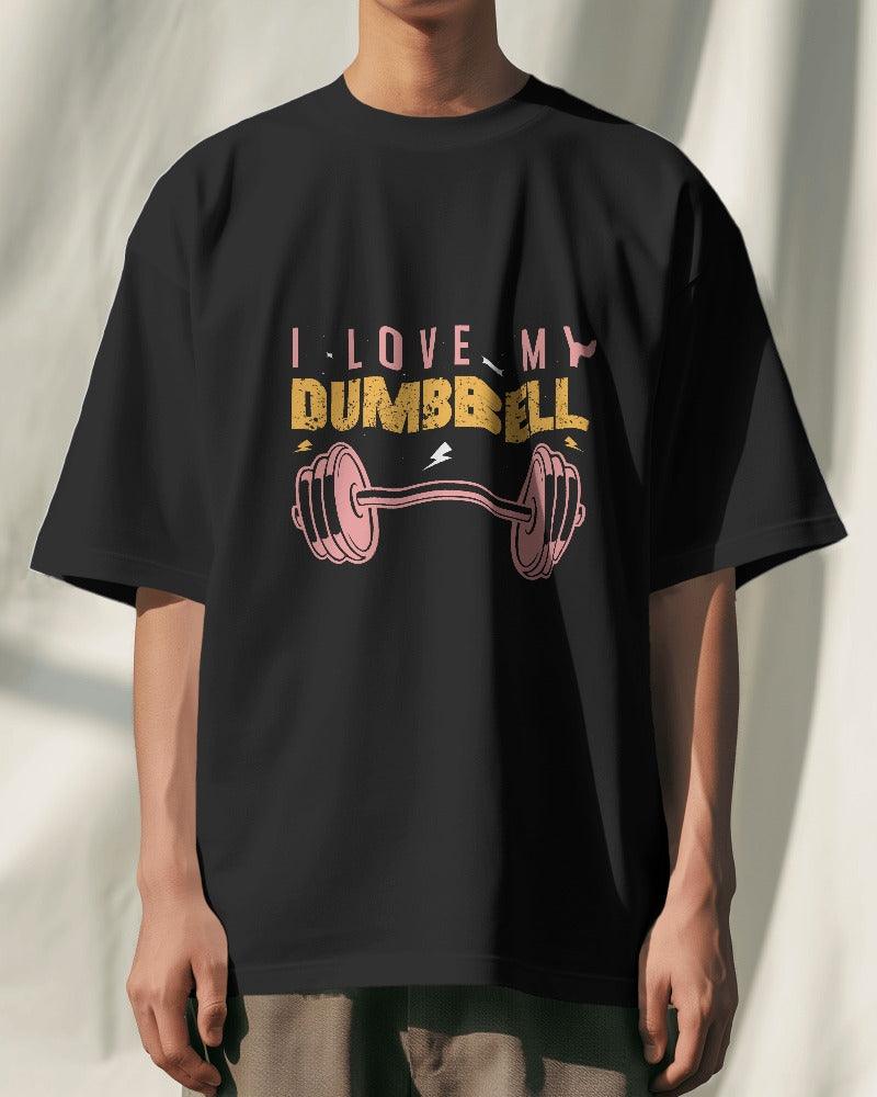 Dumbbell - Unisex Oversized T Shirt - Bindaas Store