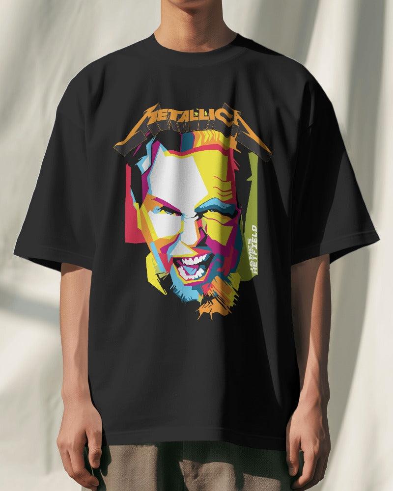 James Hetfield (Metallica) Oversized T Shirt - Bindaas Store