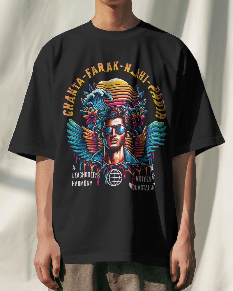 Ghanta Farak Nahi Padta - Unisex Oversized T Shirt - Bindaas Store