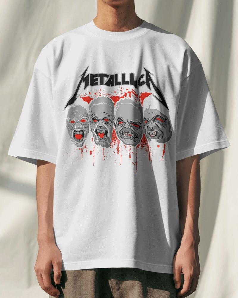 Metallica Oversized T Shirt - Bindaas Store