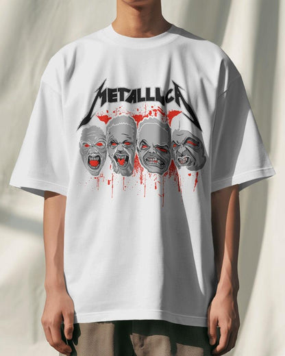 Metallica Oversized T Shirt - Bindaas Store