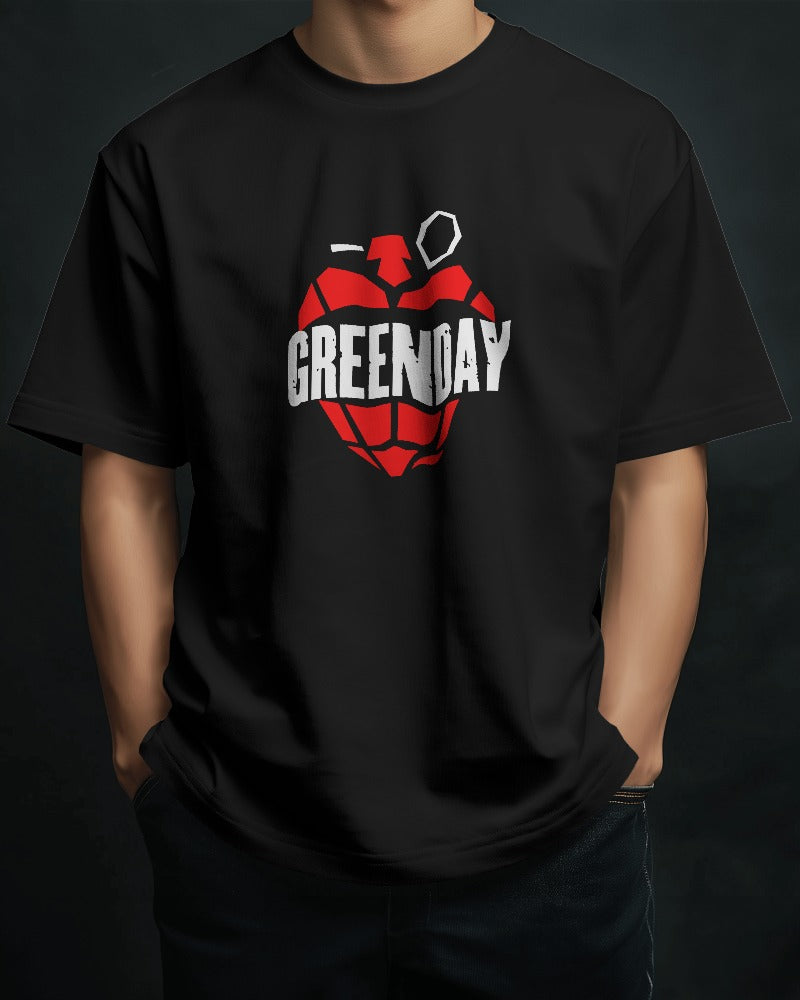 Green Day Oversized T Shirt