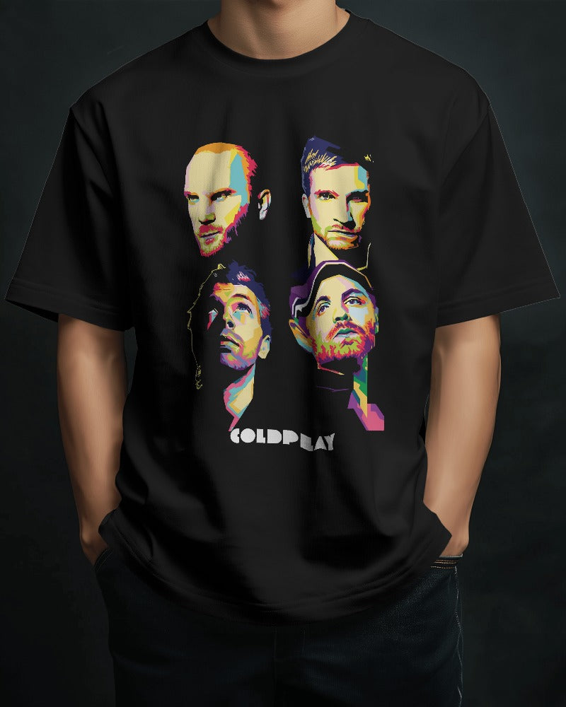 Coldplay Band Oversized T Shirt