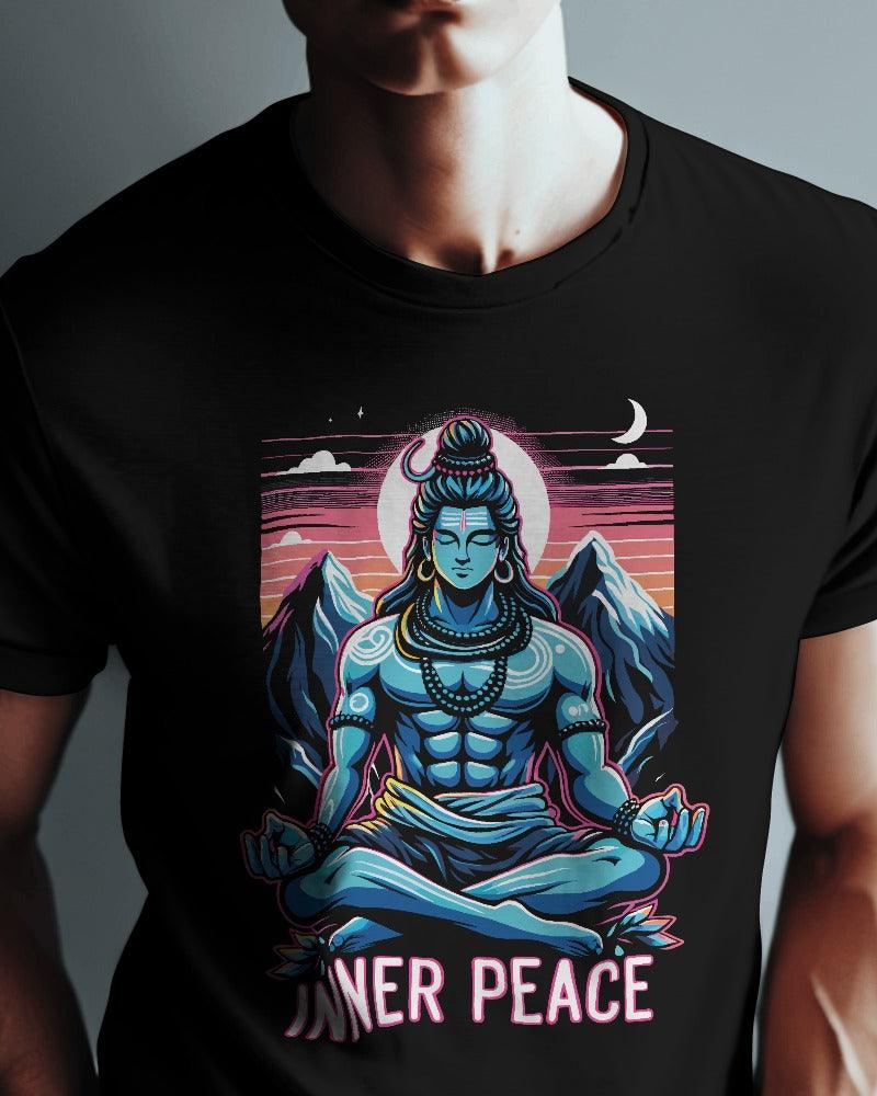 Shiva - Inner Peace - Men's Classic T Shirt - Bindaas Store