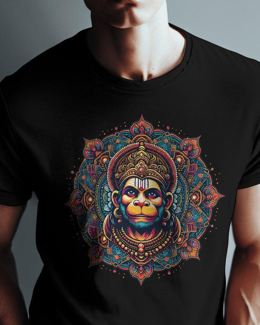 Lord Hanuman Protector - Men's Classic T Shirt - Bindaas Store