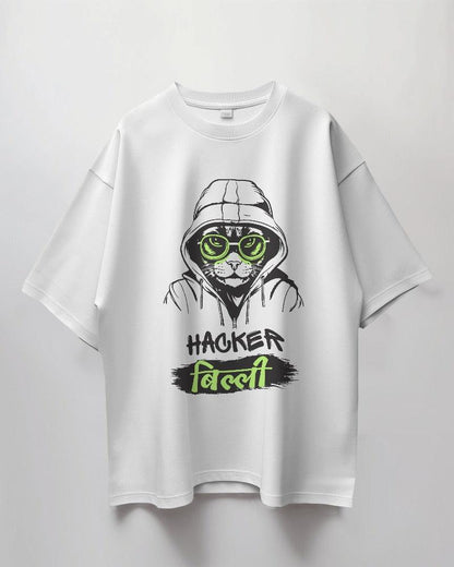 Hacker Billi - Unisex Oversized T Shirt - Bindaas Store