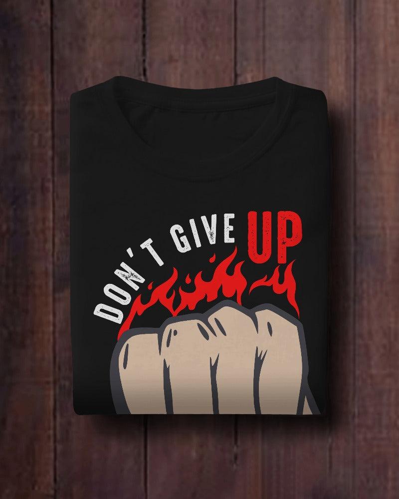 Don't Give Up - Unisex Oversized T Shirt - Bindaas Store