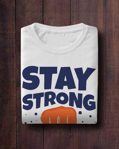 Stay Strong Live Long - Unisex Oversized T Shirt - Bindaas Store