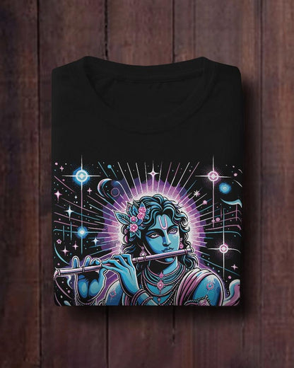 Cosmic Krishna - Men's Classic T Shirt - Bindaas Store