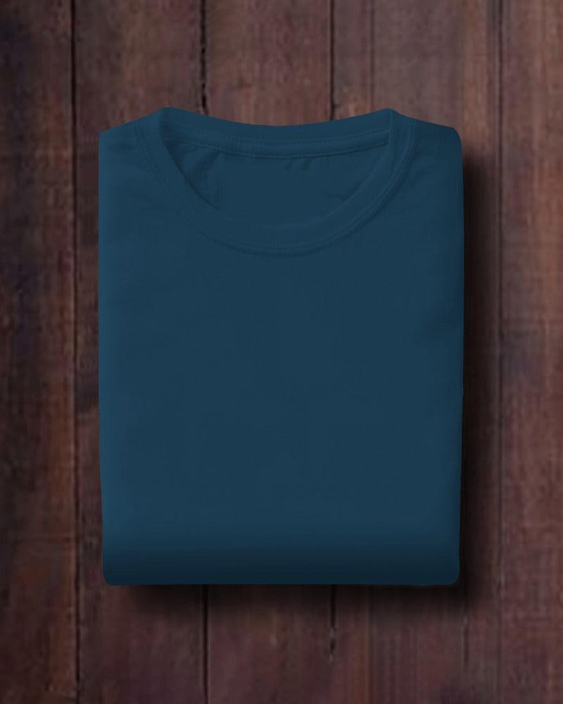 Solid - Men's Classic Round Neck T Shirt - Bindaas Store