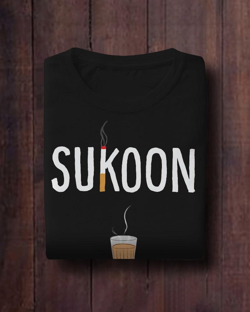 Chai Sutta Sukoon - Unisex Oversized T Shirt - Bindaas Store